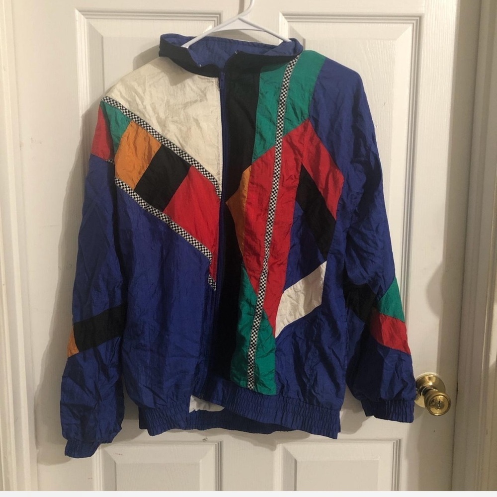 Vintage Sunterra classic colorblock Y2K track jacket size L